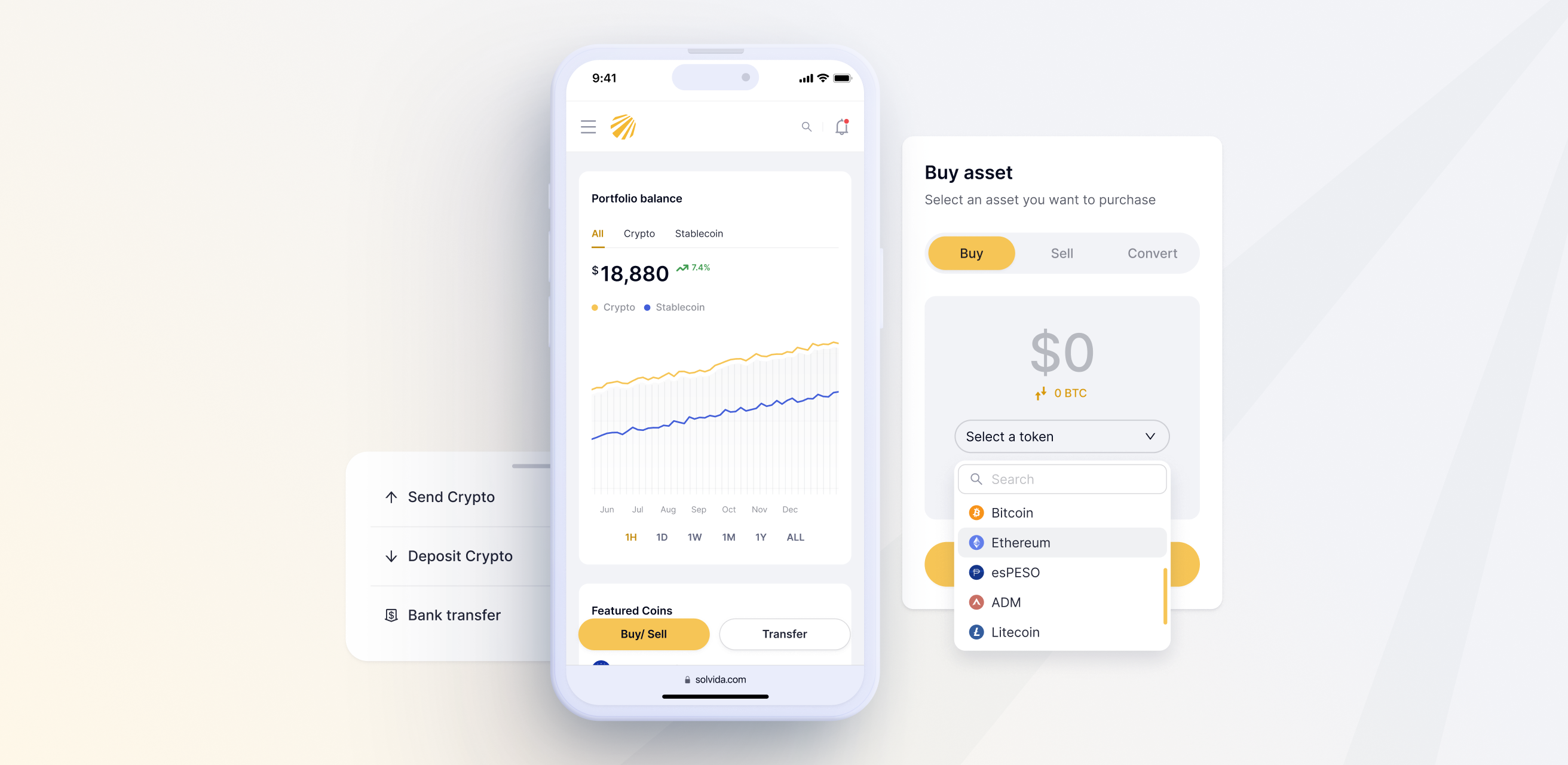 SOLVIDA App Interface